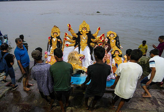 Kolkata Durga Puja and Vijaya Dashami, West Bengal