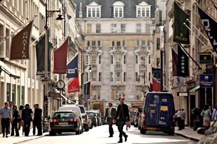 bond street popular shopping places in london