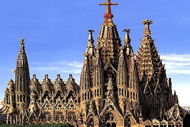 La Sagrada Familia temple: Barcelona