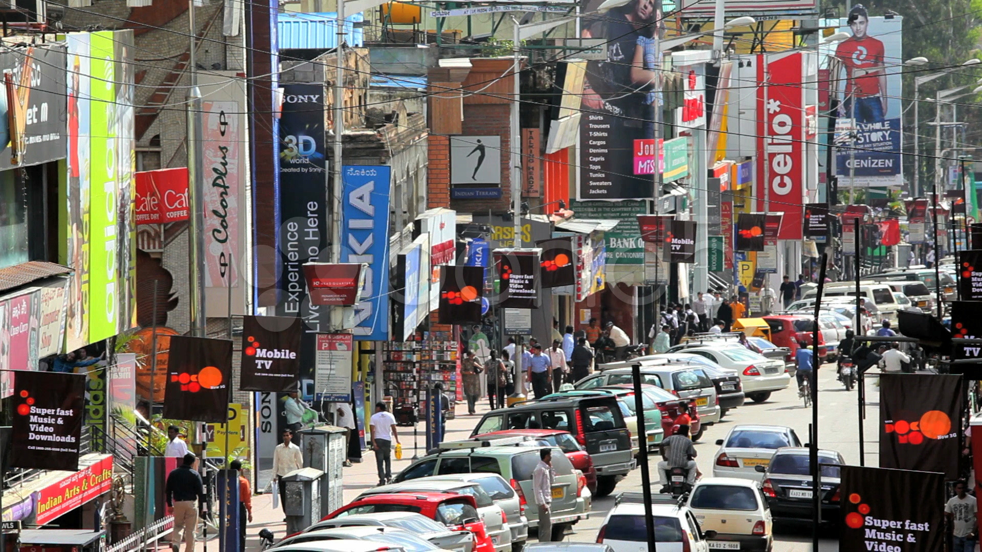 M.G. Road Shopping Bangalore