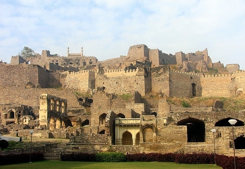 golconda fort hyderabad andhra pradesh