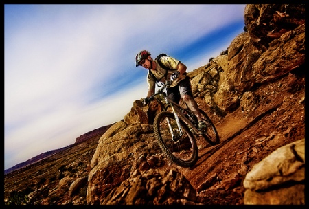 biking